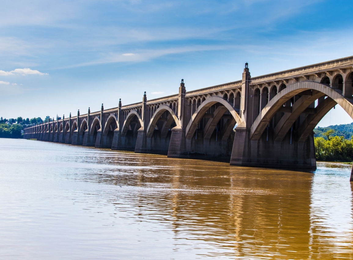 Bridge over river